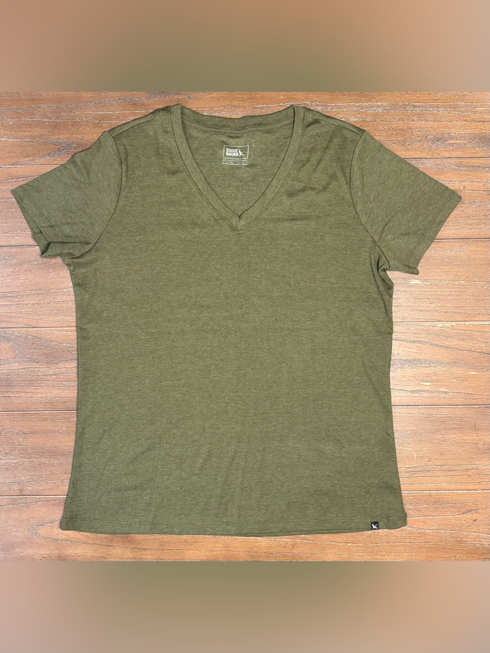 Eddie Bauer Olive Heather Crewneck Sweatshirt